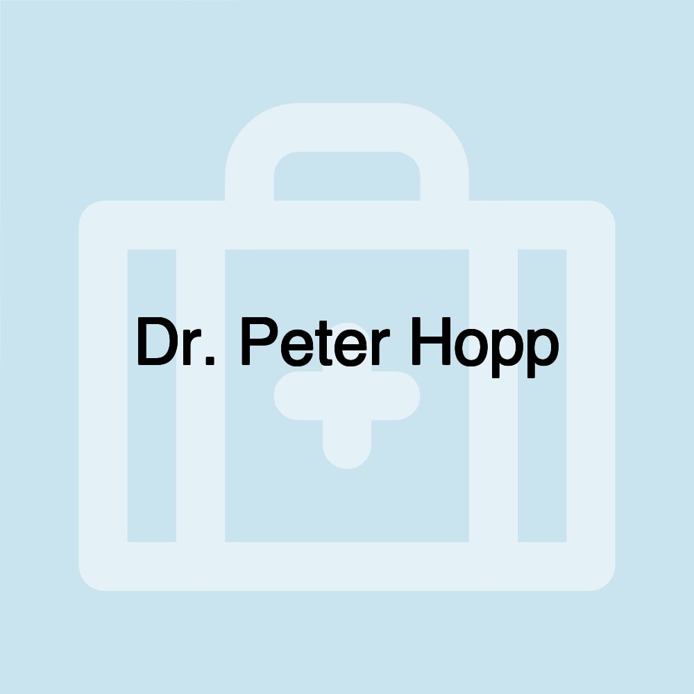 Dr. Peter Hopp