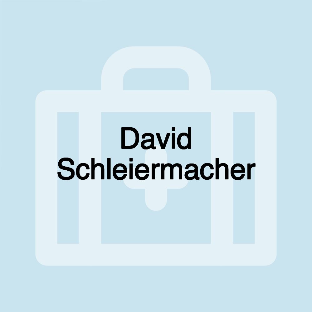 David Schleiermacher