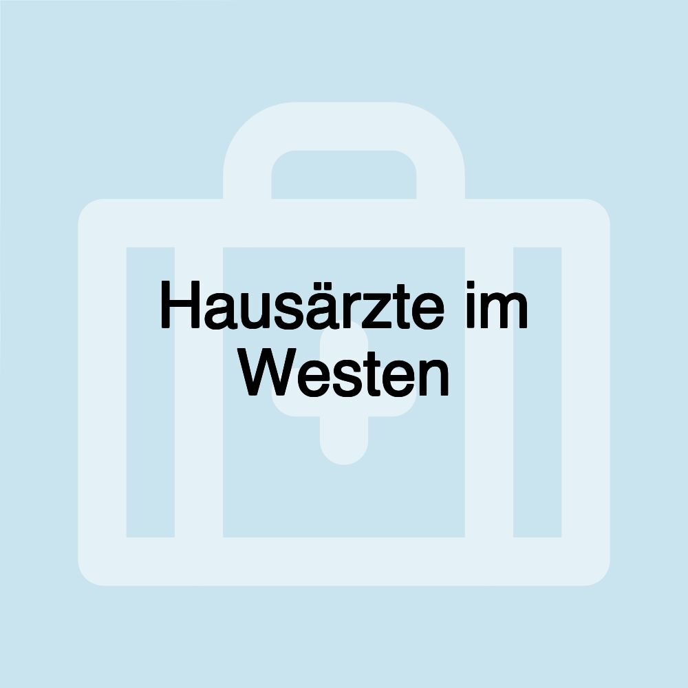 Hausärzte im Westen