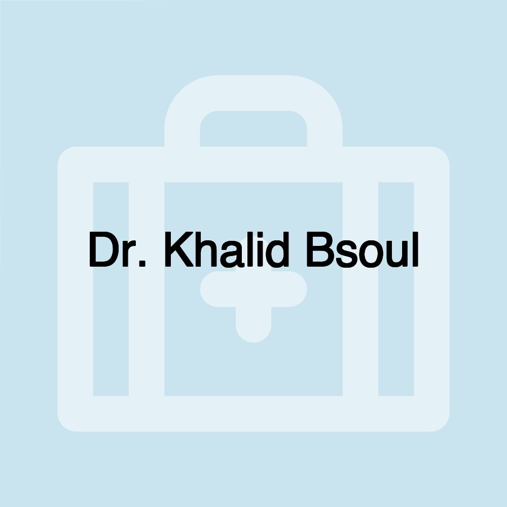 Dr. Khalid Bsoul