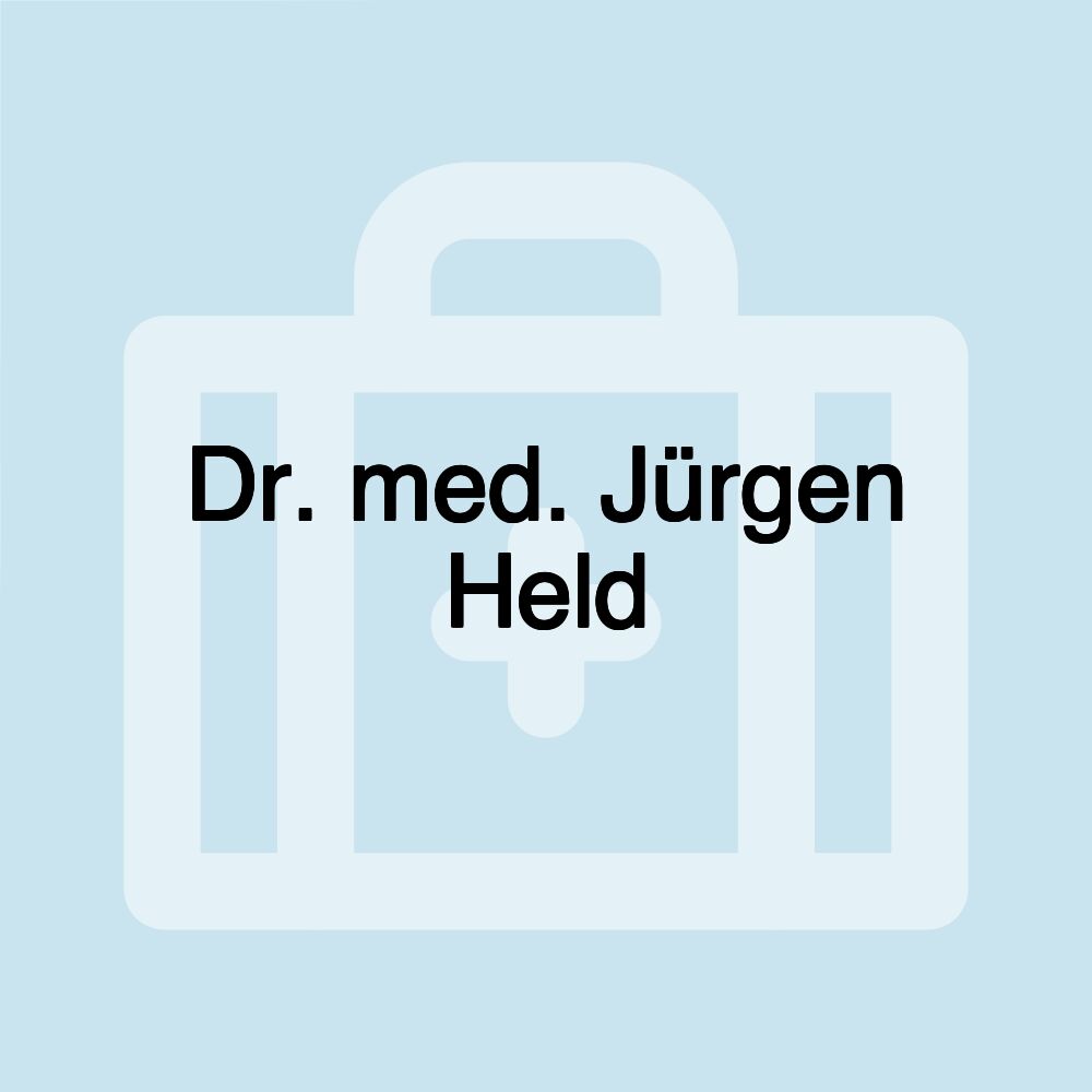 Dr. med. Jürgen Held