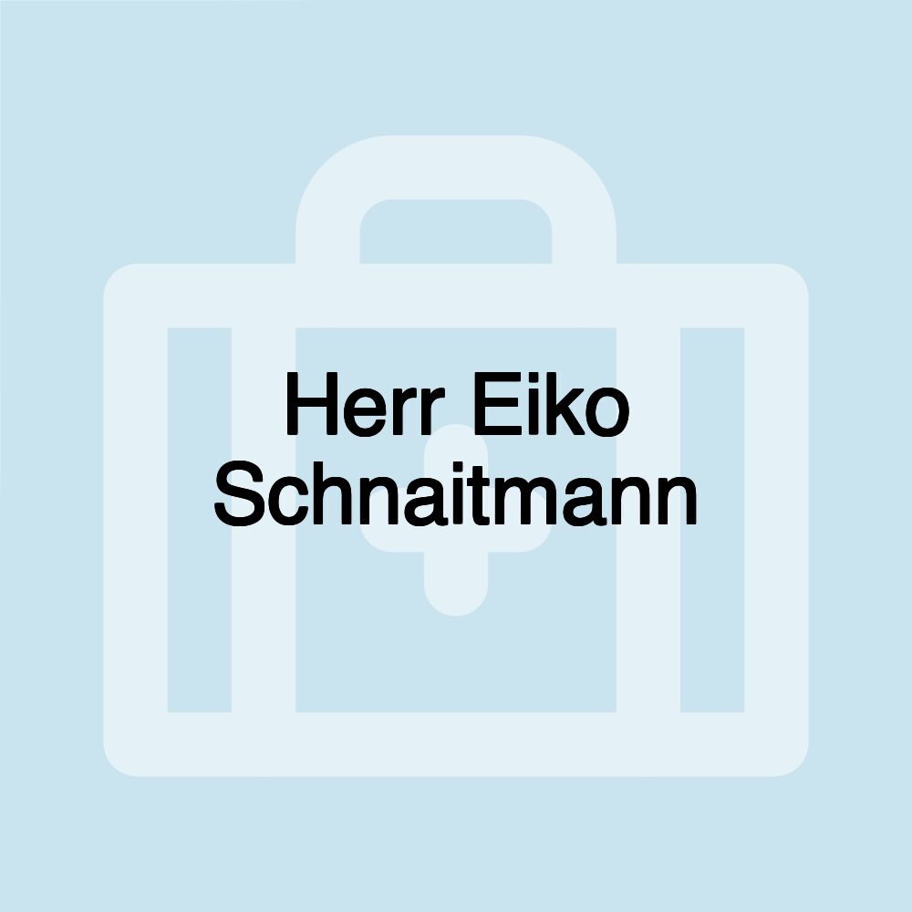 Herr Eiko Schnaitmann