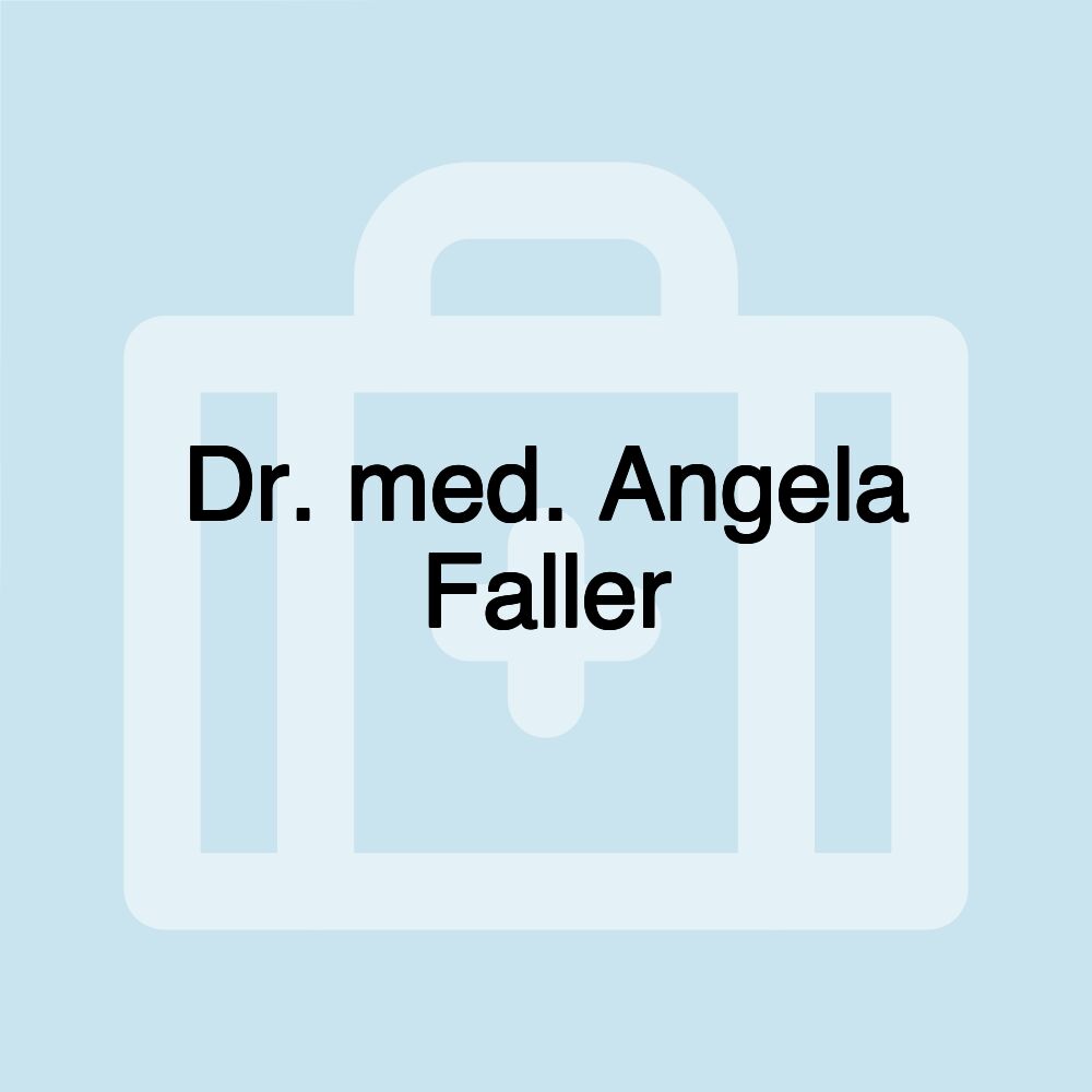 Dr. med. Angela Faller