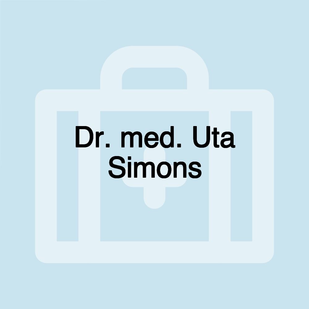 Dr. med. Uta Simons