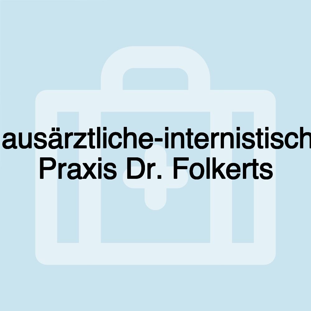 Hausärztliche-internistische Praxis Dr. Folkerts