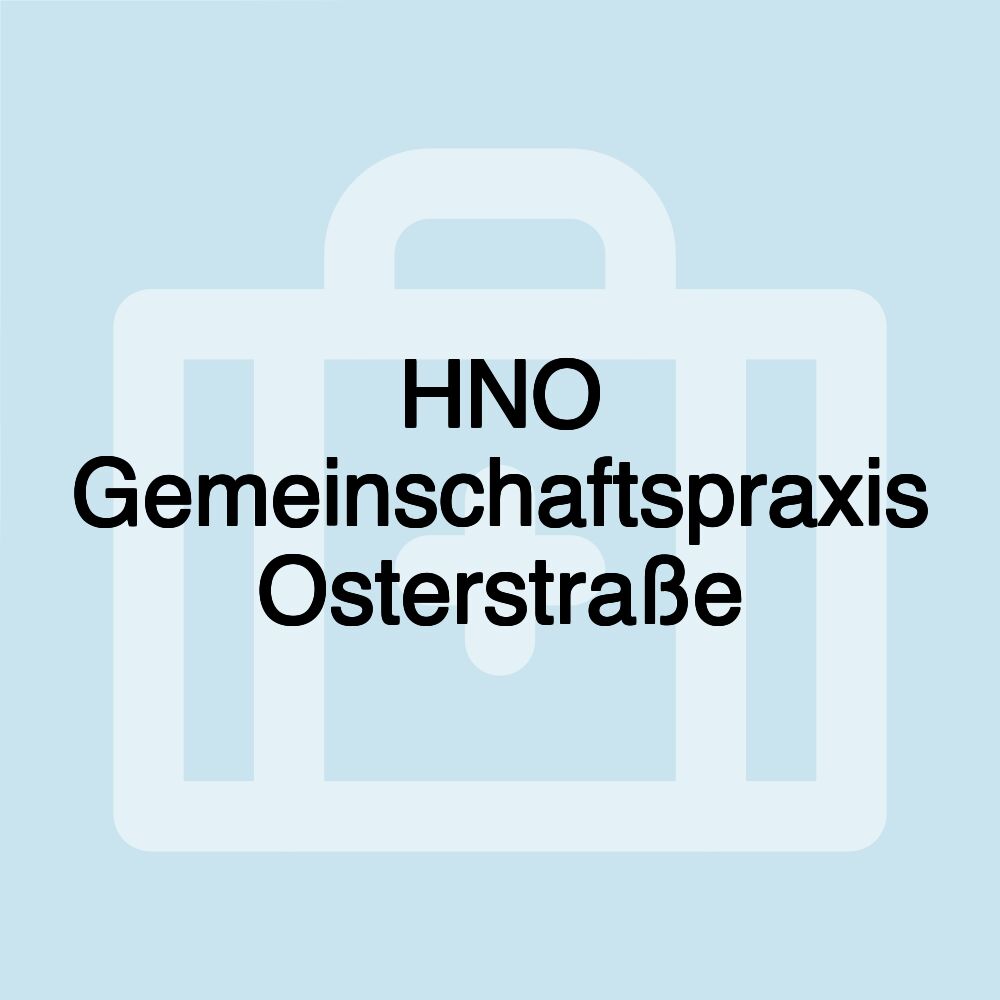 HNO Gemeinschaftspraxis Osterstraße