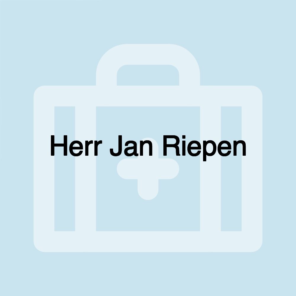 Herr Jan Riepen