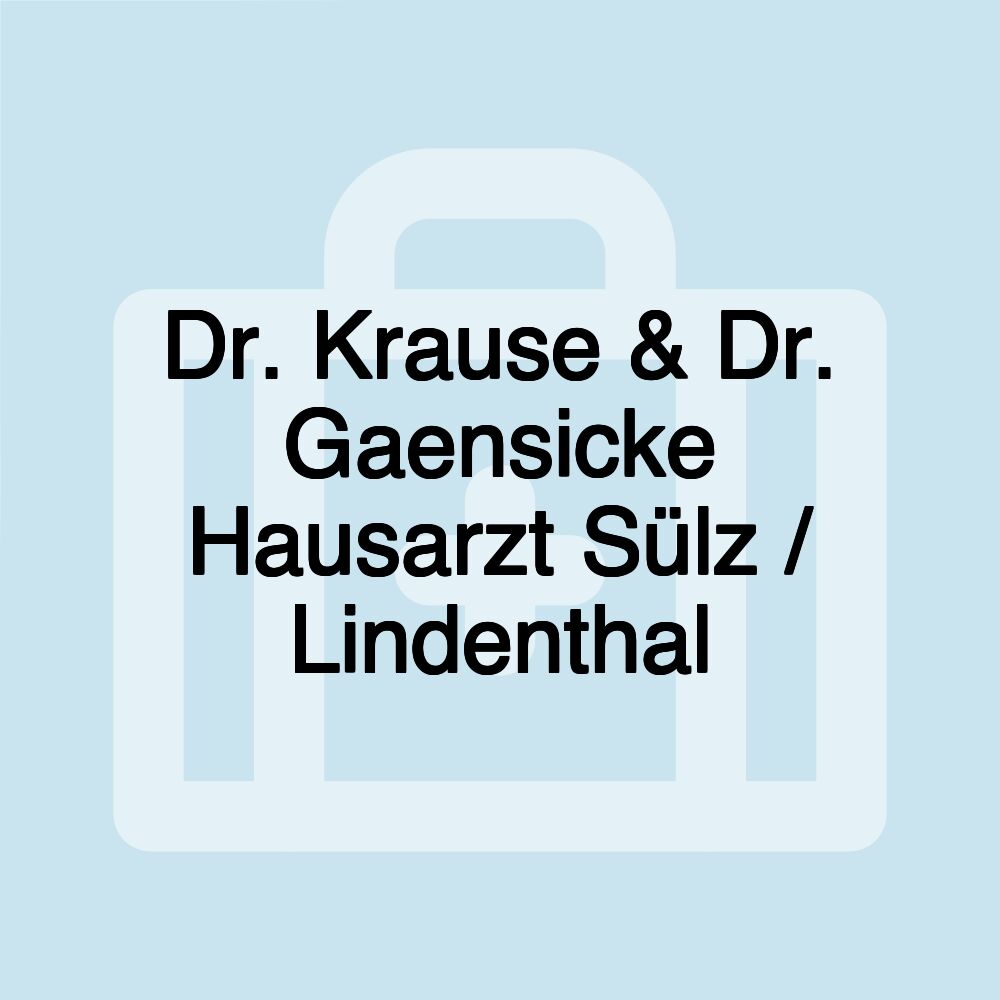 Dr. Krause & Dr. Gaensicke Hausarzt Sülz / Lindenthal