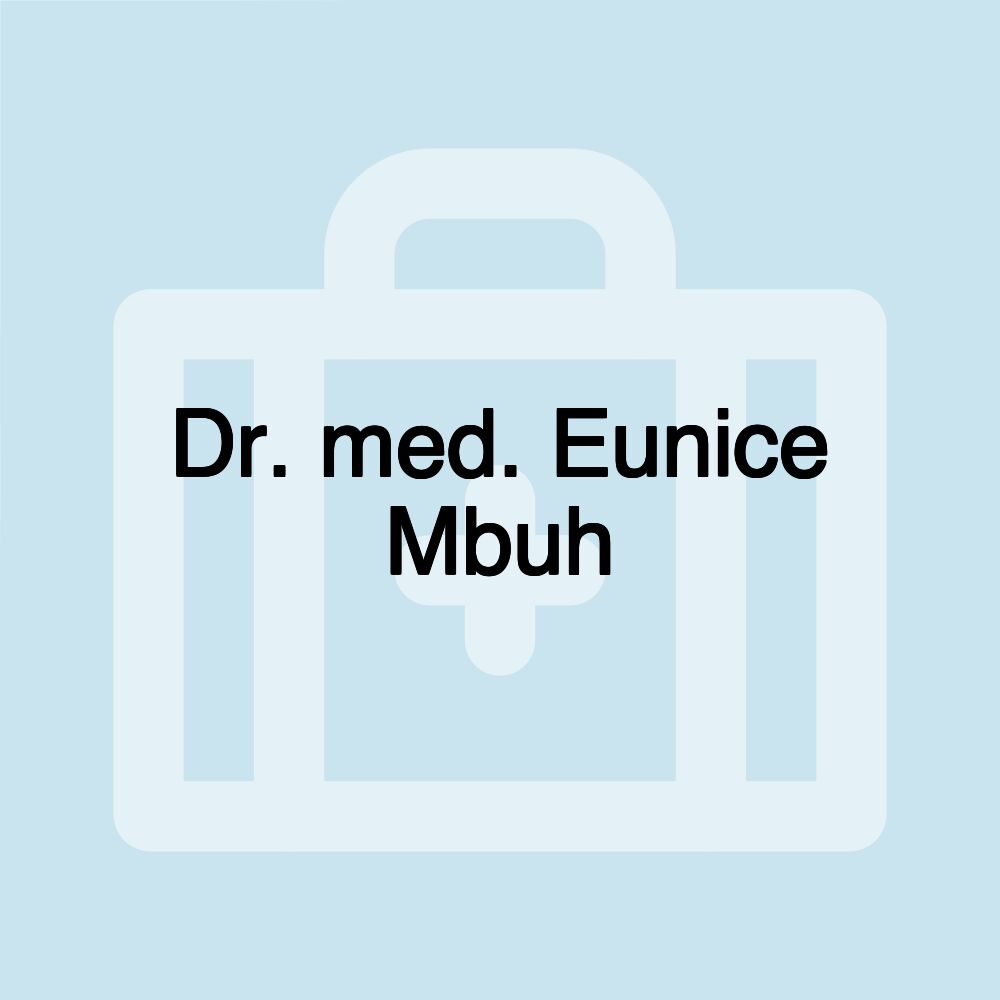 Dr. med. Eunice Mbuh