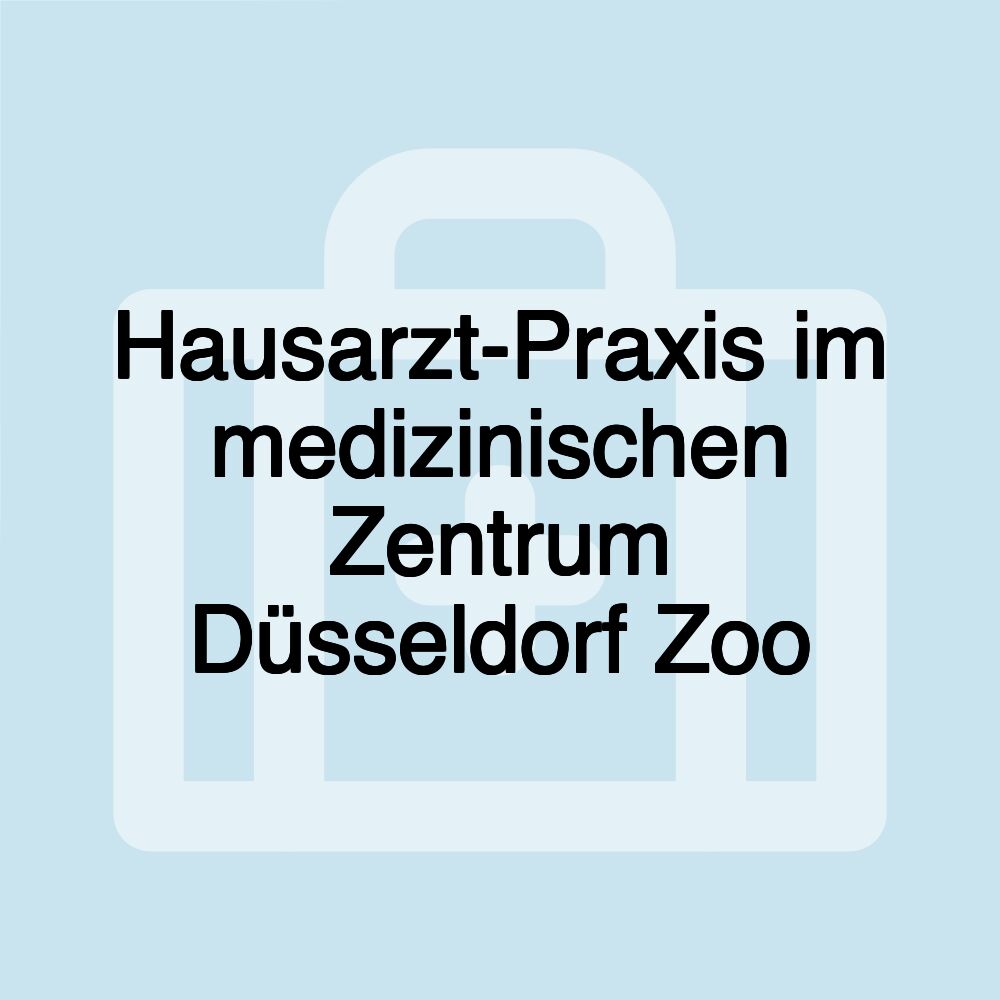 Hausarzt-Praxis im medizinischen Zentrum Düsseldorf Zoo