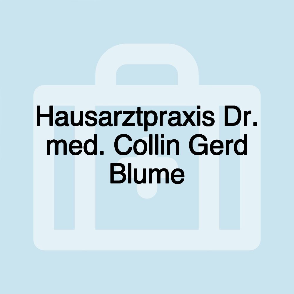 Hausarztpraxis Dr. med. Collin Gerd Blume