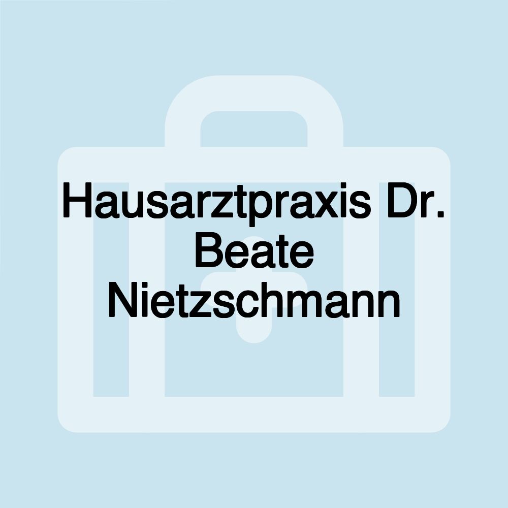 Hausarztpraxis Dr. Beate Nietzschmann