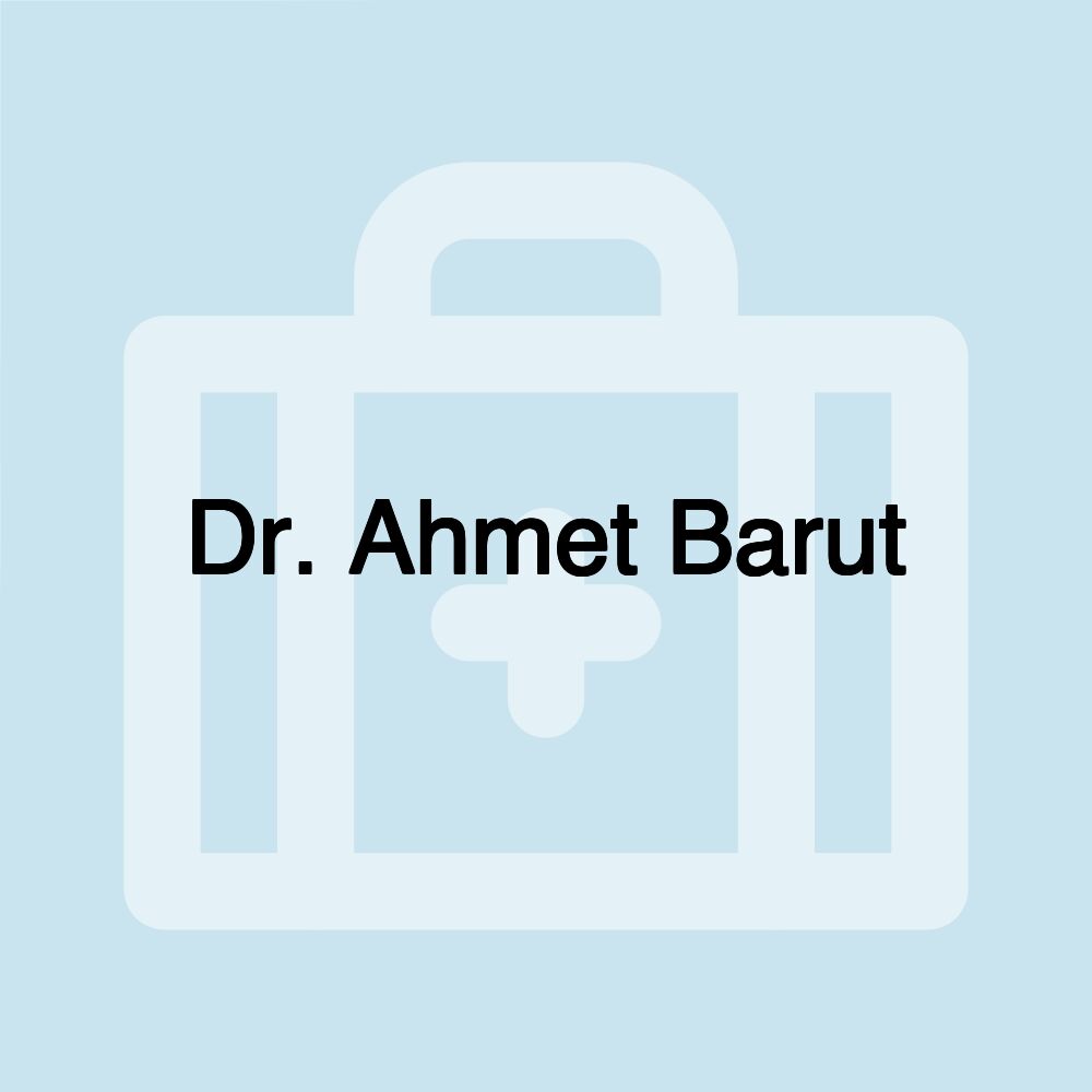 Dr. Ahmet Barut