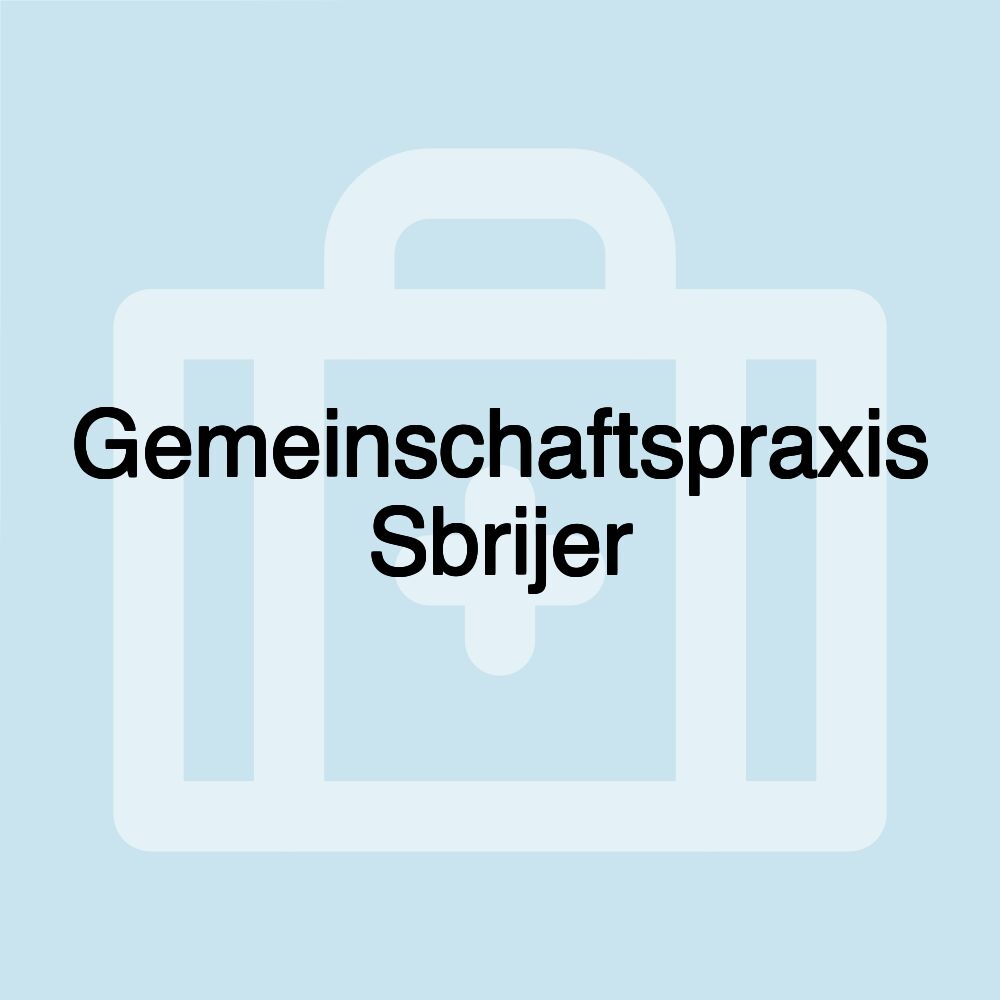 Gemeinschaftspraxis Sbrijer