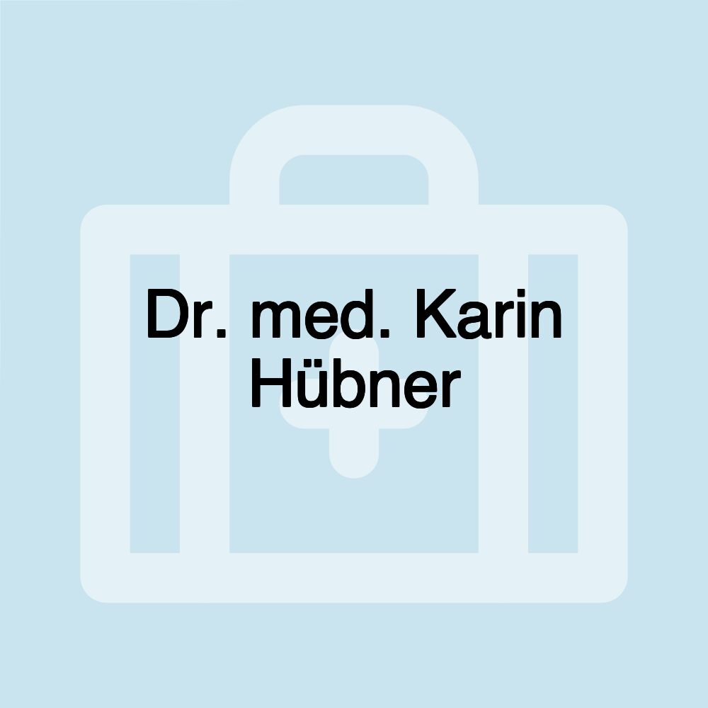 Dr. med. Karin Hübner