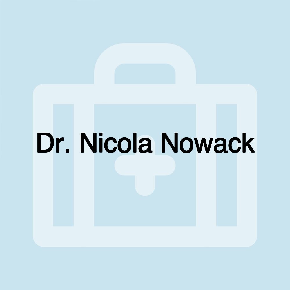 Dr. Nicola Nowack