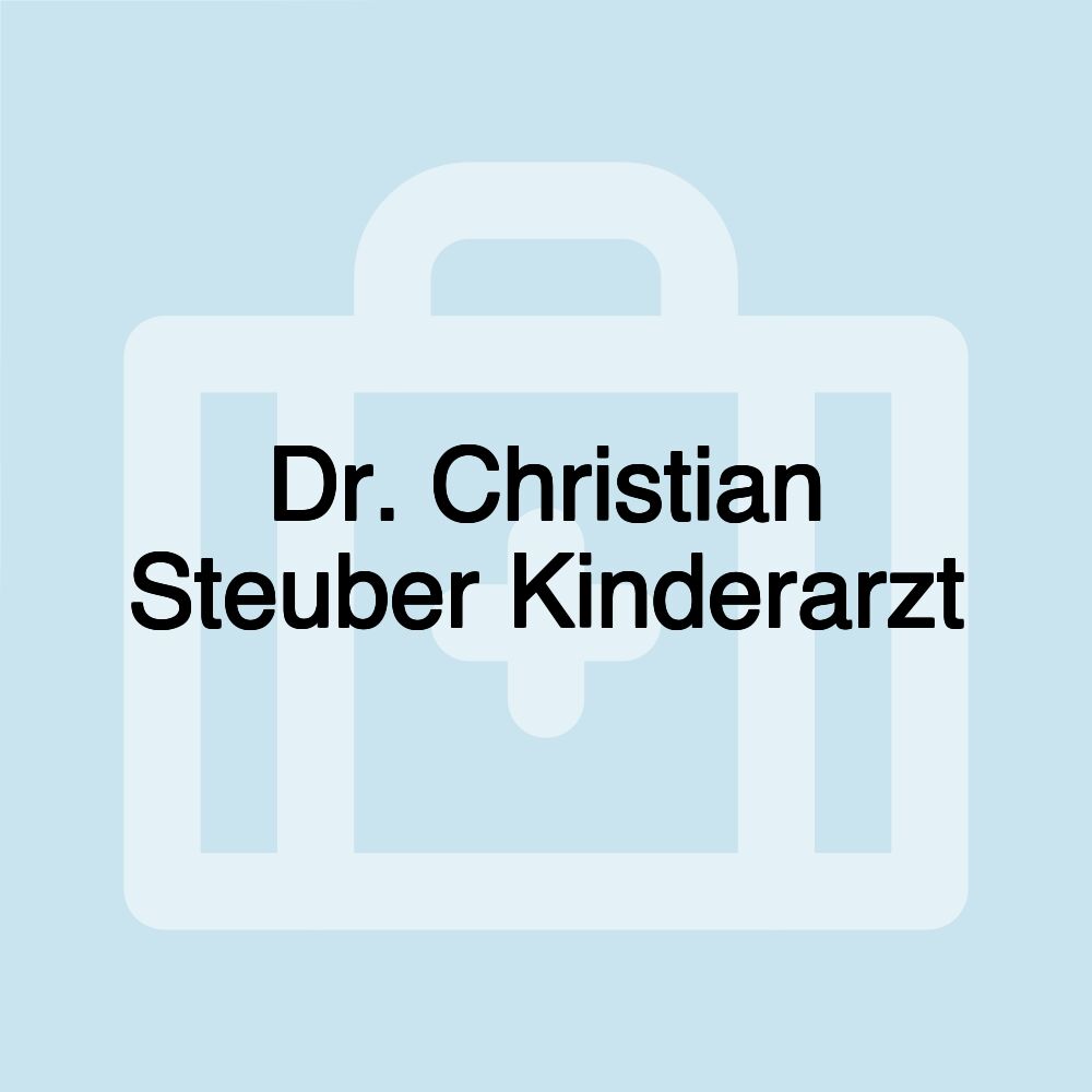 Dr. Christian Steuber Kinderarzt