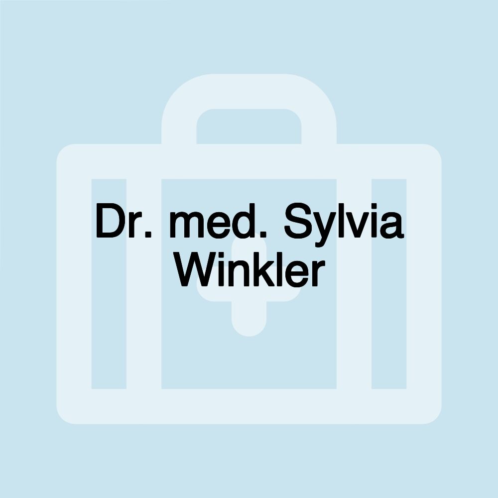 Dr. med. Sylvia Winkler