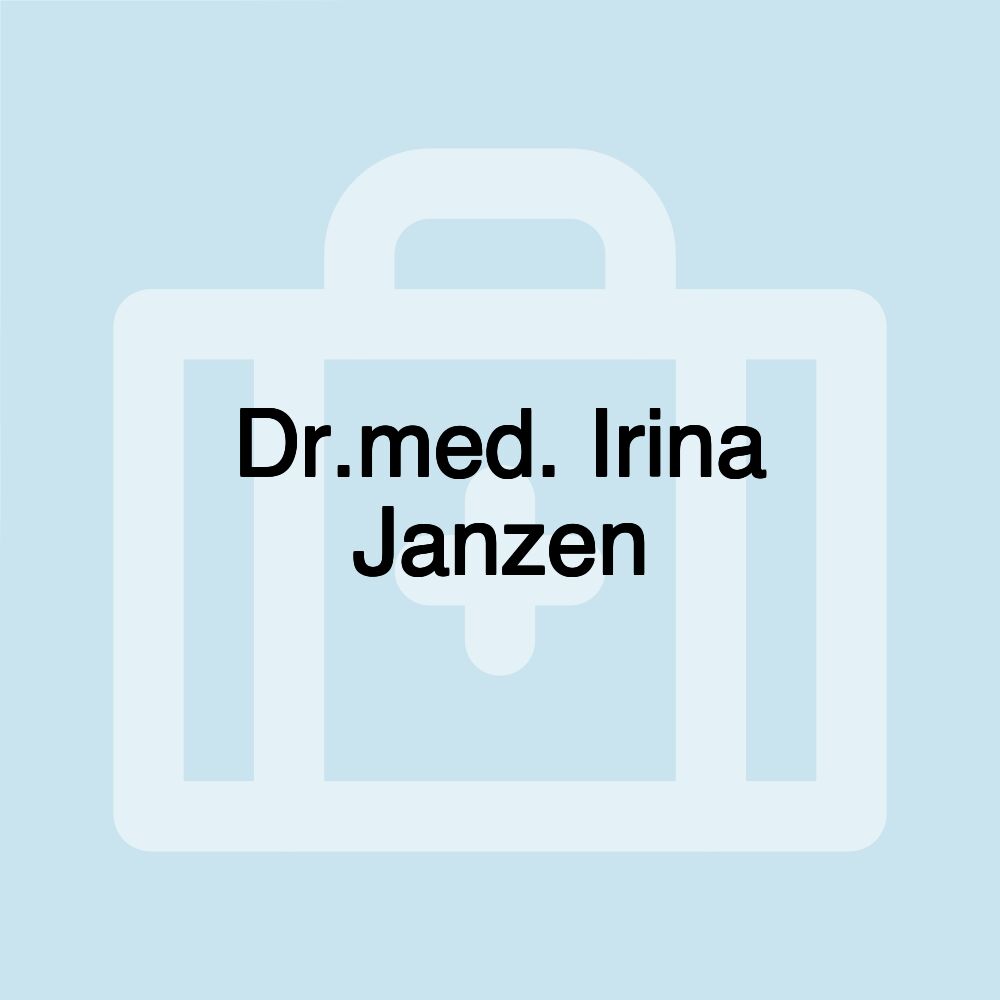 Dr.med. Irina Janzen