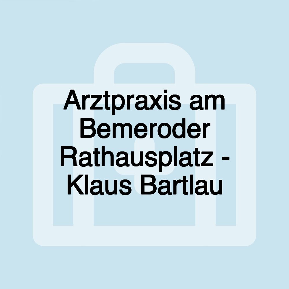 Arztpraxis am Bemeroder Rathausplatz - Klaus Bartlau