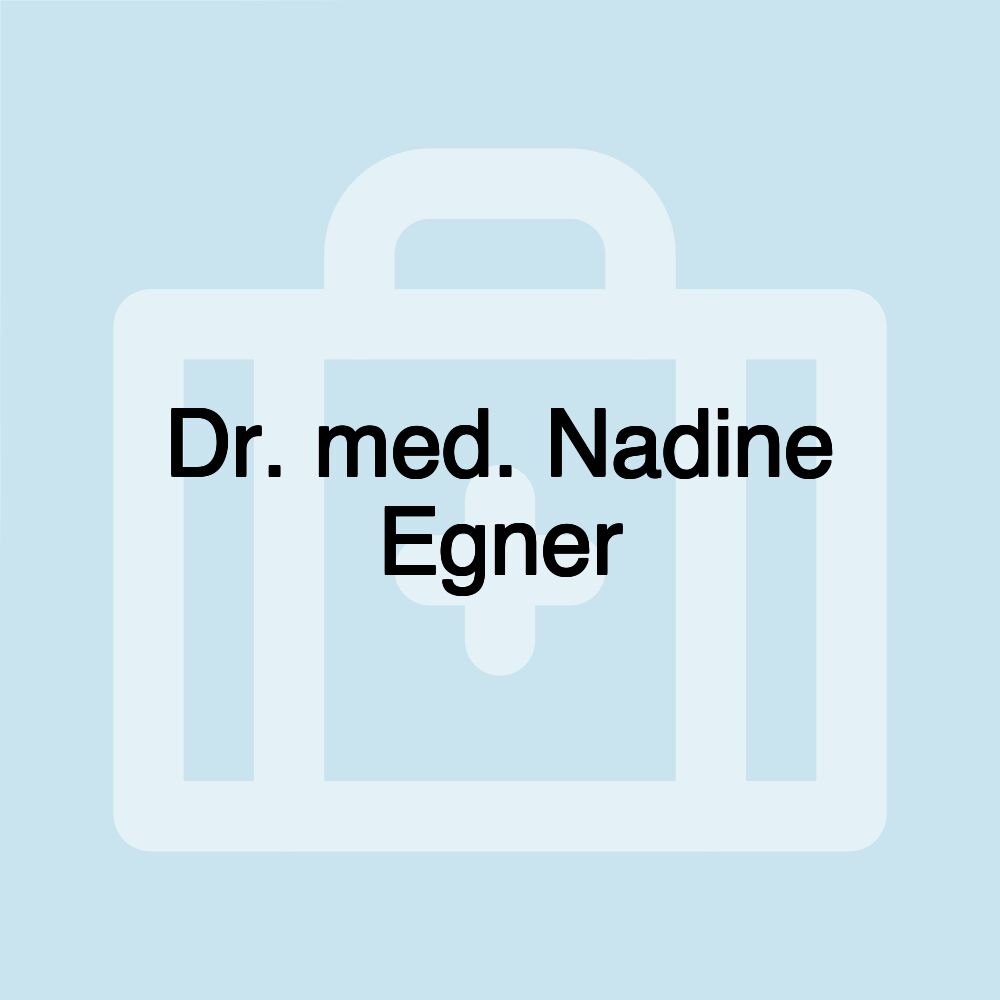 Dr. med. Nadine Egner