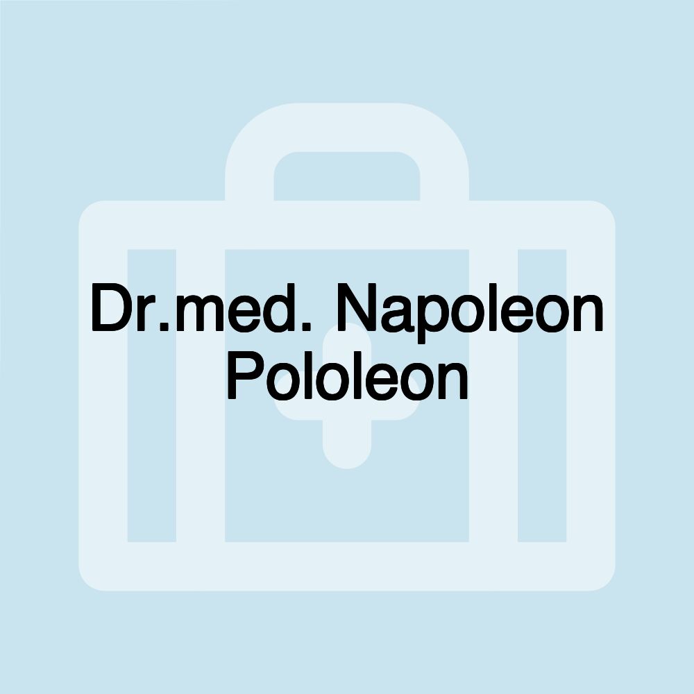 Dr.med. Napoleon Pololeon