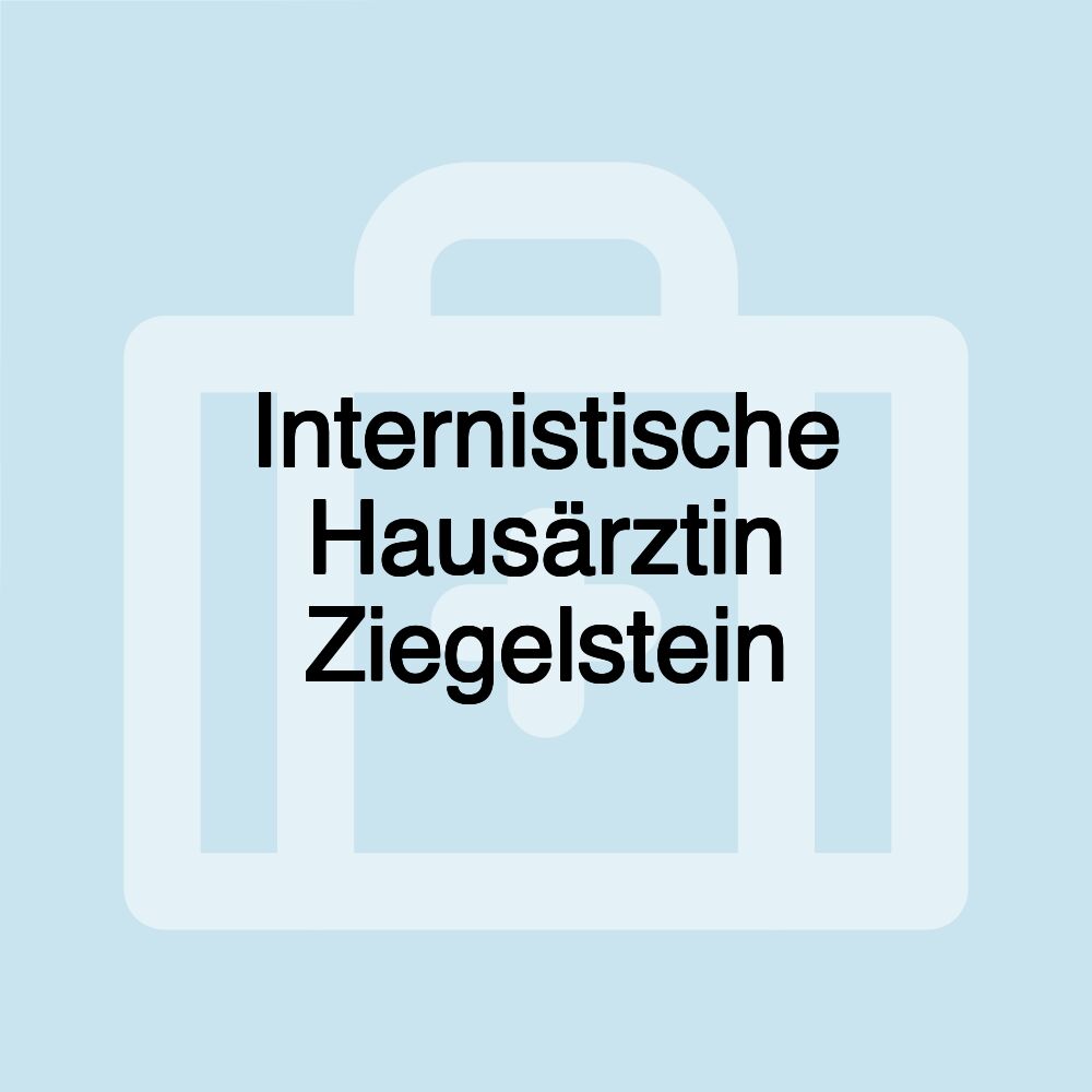 Internistische Hausärztin Ziegelstein