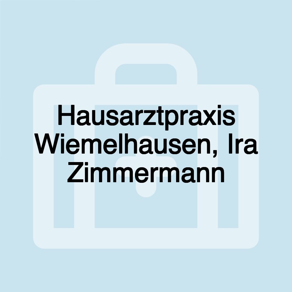 Hausarztpraxis Wiemelhausen, Ira Zimmermann