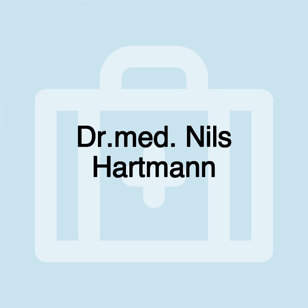 Dr.med. Nils Hartmann