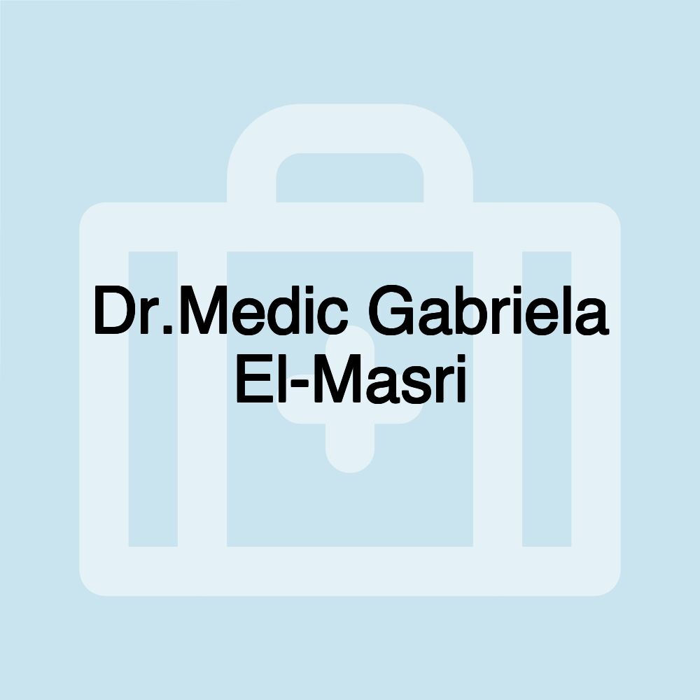 Dr.Medic Gabriela El-Masri