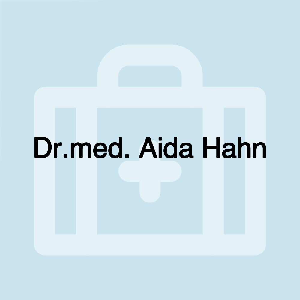 Dr.med. Aida Hahn