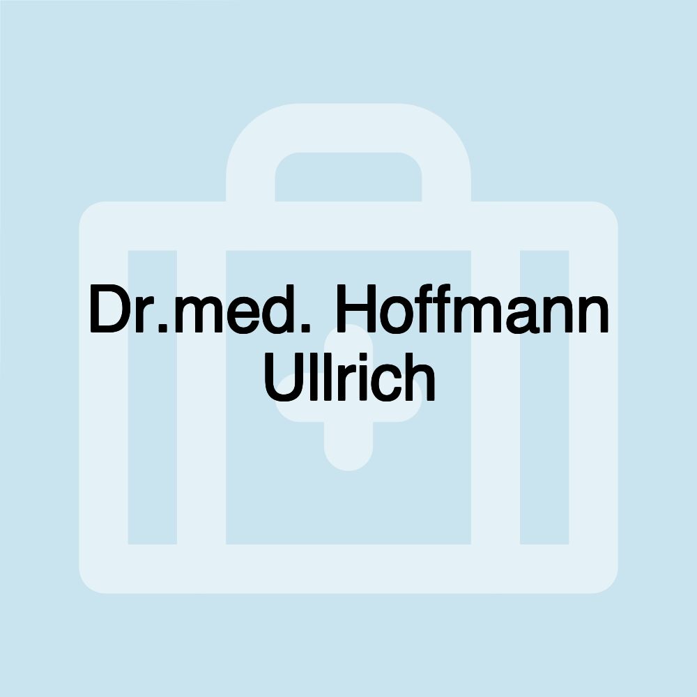 Dr.med. Hoffmann Ullrich