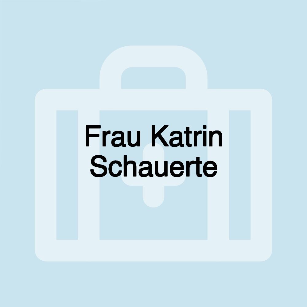 Frau Katrin Schauerte