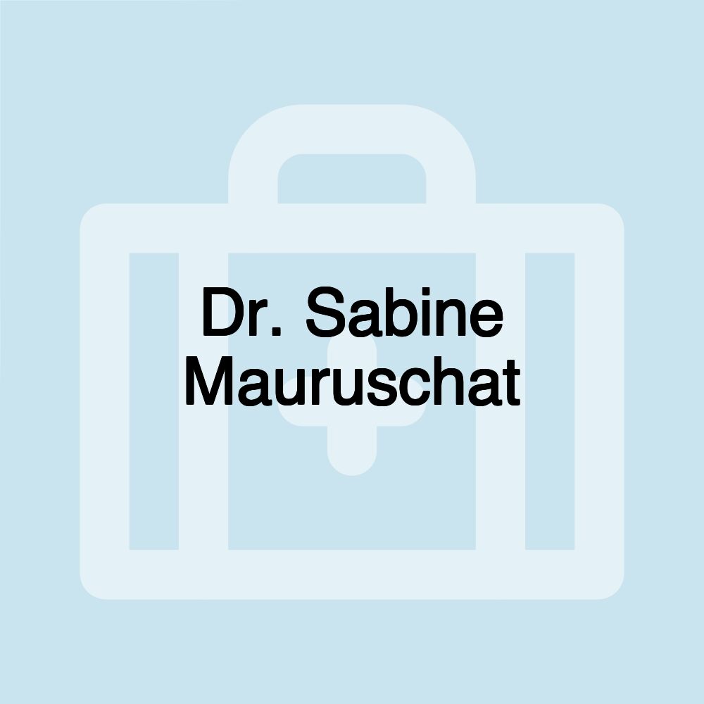 Dr. Sabine Mauruschat