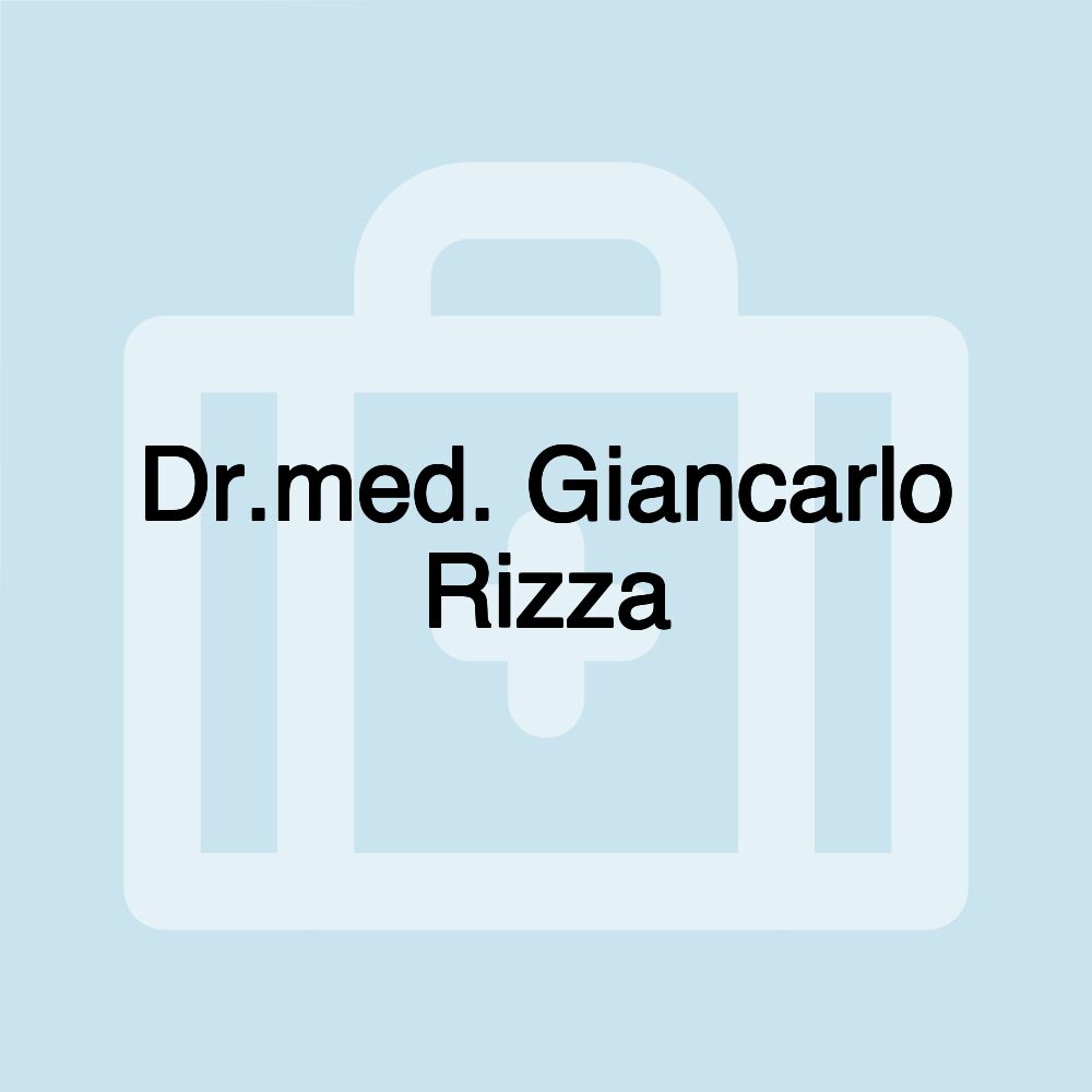 Dr.med. Giancarlo Rizza