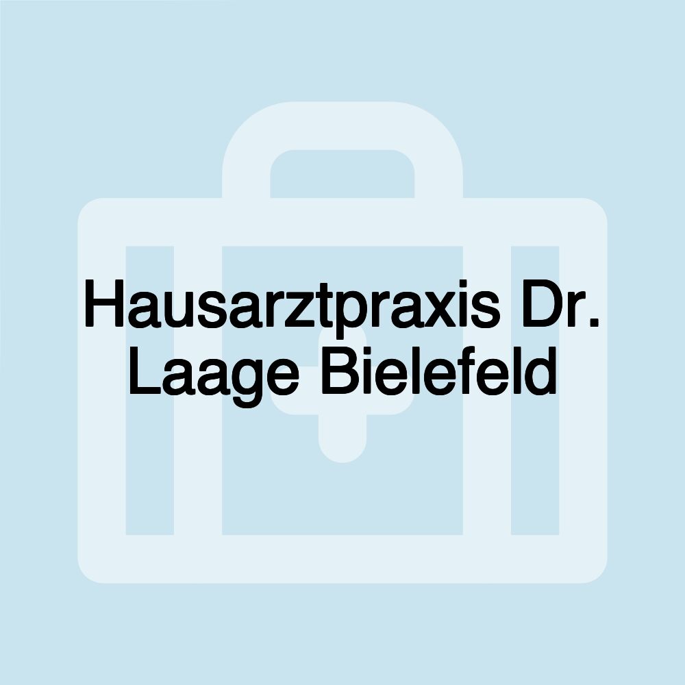 Hausarztpraxis Dr. Laage Bielefeld