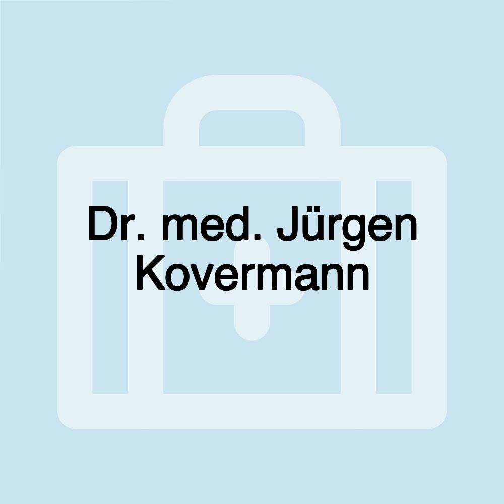 Dr. med. Jürgen Kovermann