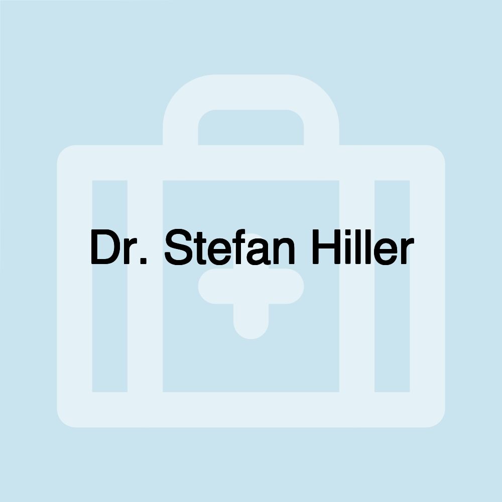 Dr. Stefan Hiller