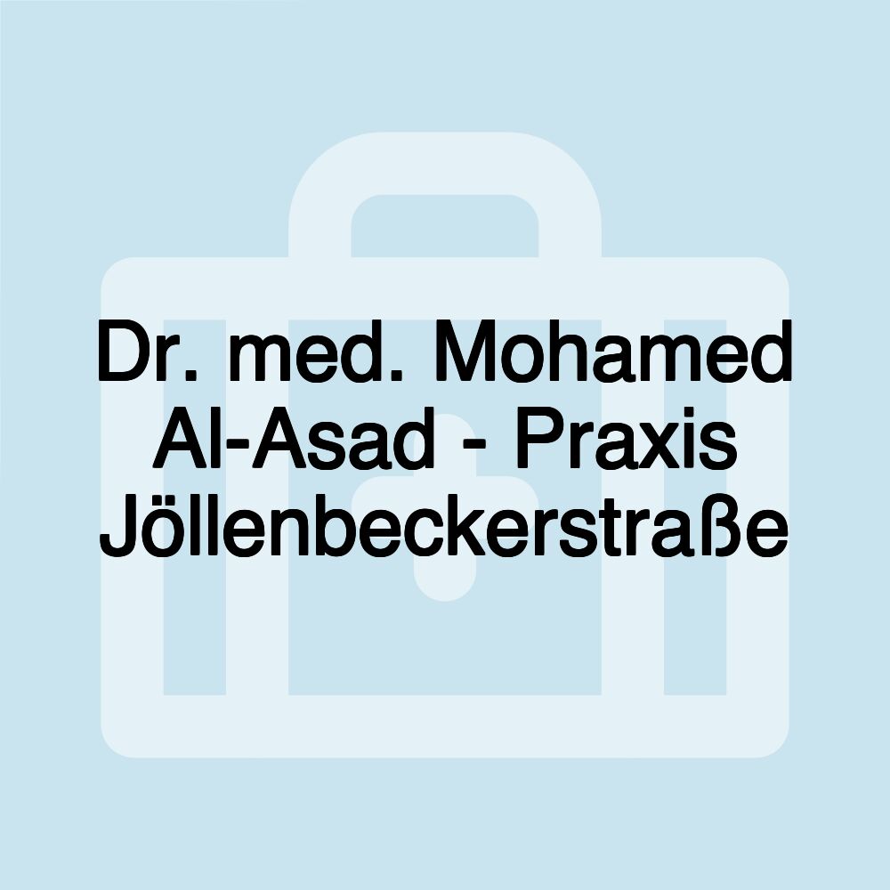 Dr. med. Mohamed Al-Asad - Praxis Jöllenbeckerstraße