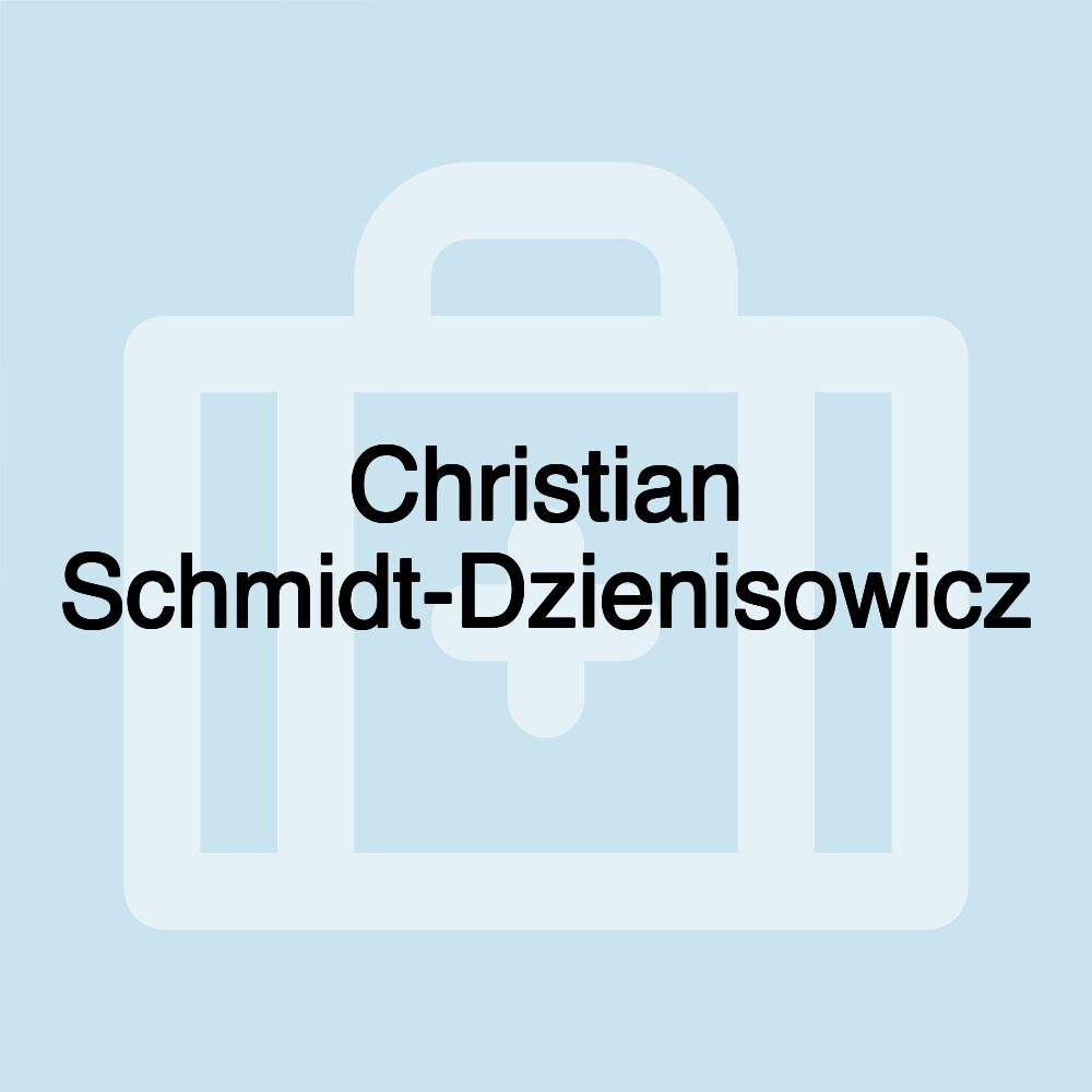 Christian Schmidt-Dzienisowicz