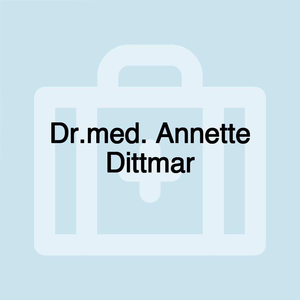 Dr.med. Annette Dittmar