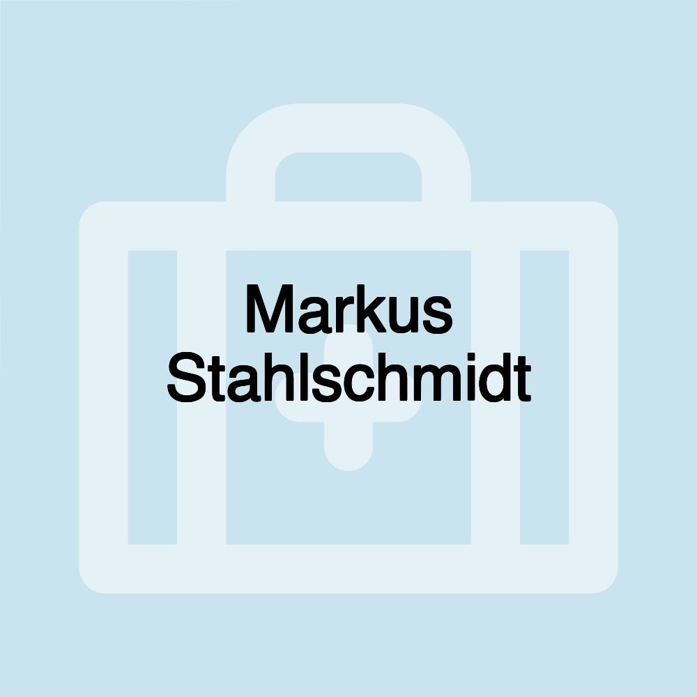 Markus Stahlschmidt