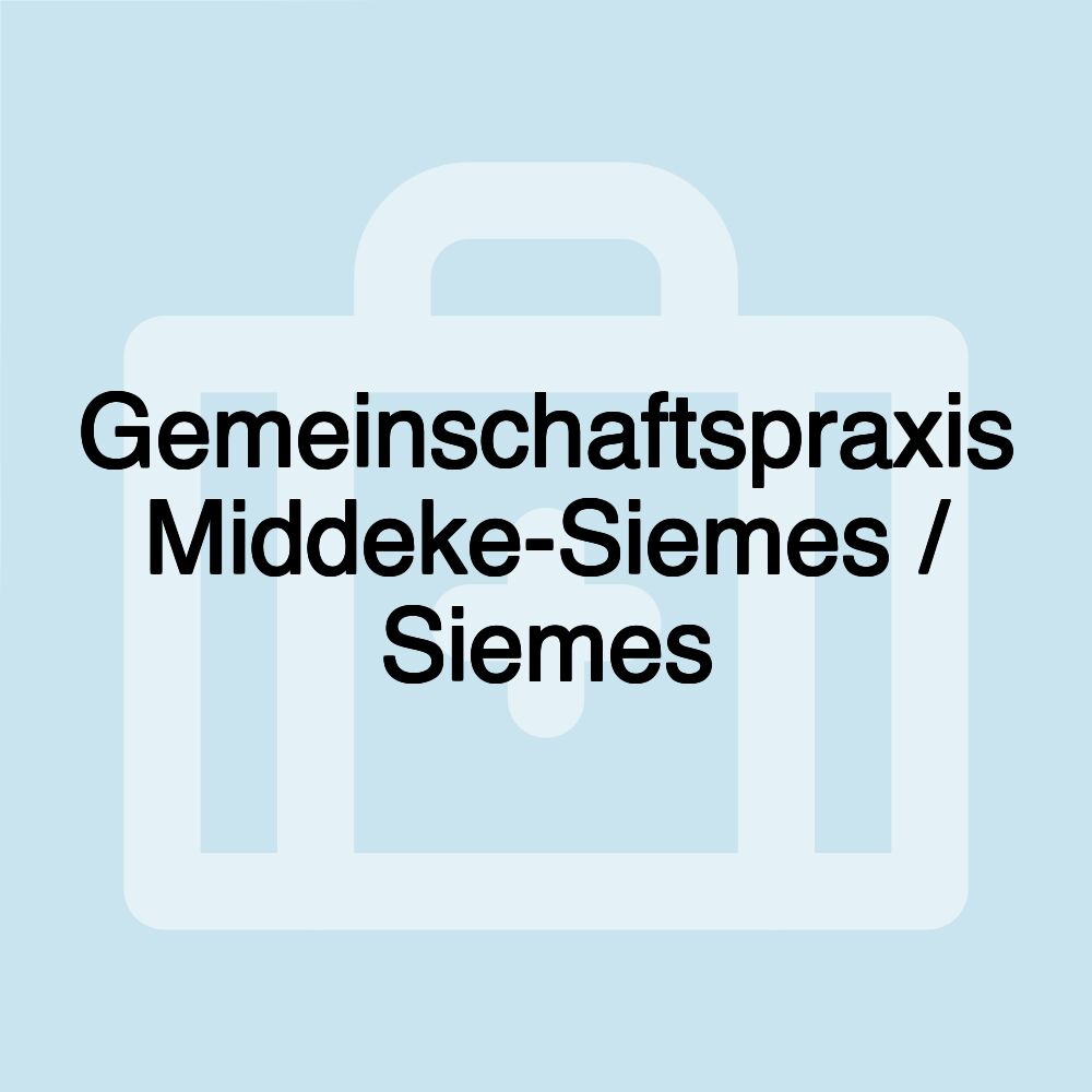 Gemeinschaftspraxis Middeke-Siemes / Siemes