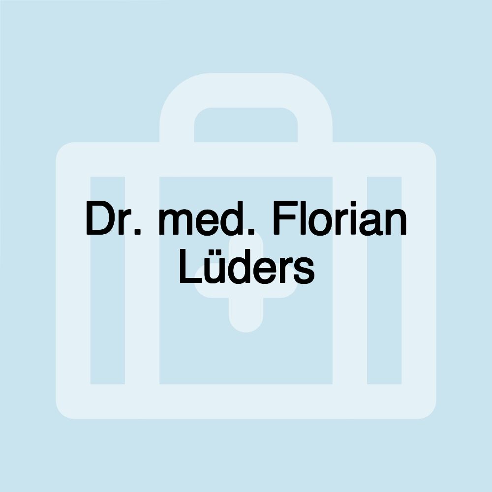 Dr. med. Florian Lüders