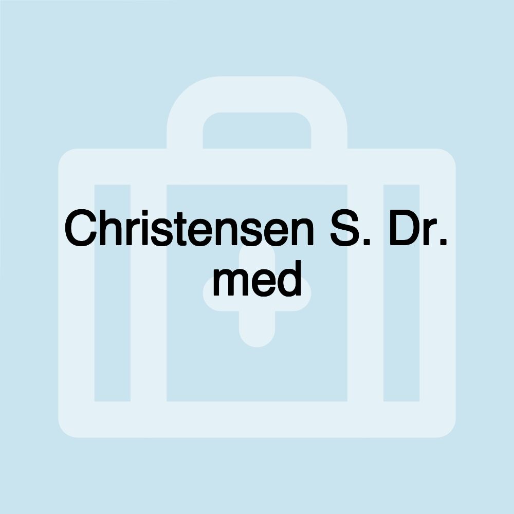 Christensen S. Dr. med