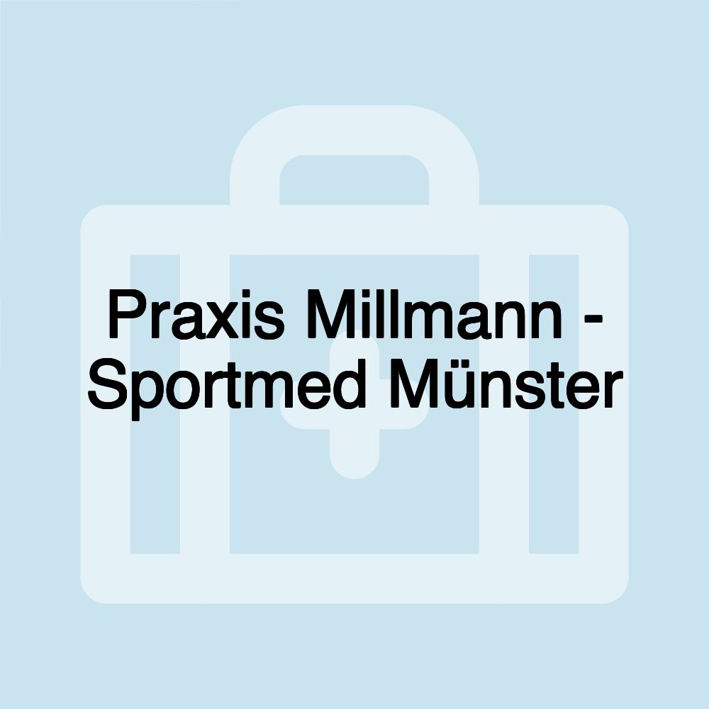 Praxis Millmann - Sportmed Münster