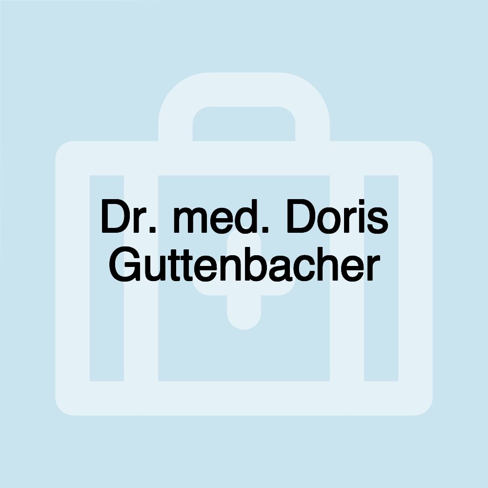 Dr. med. Doris Guttenbacher