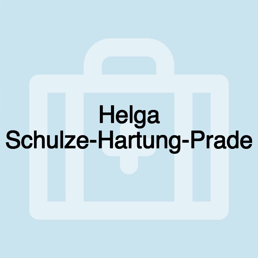 Helga Schulze-Hartung-Prade