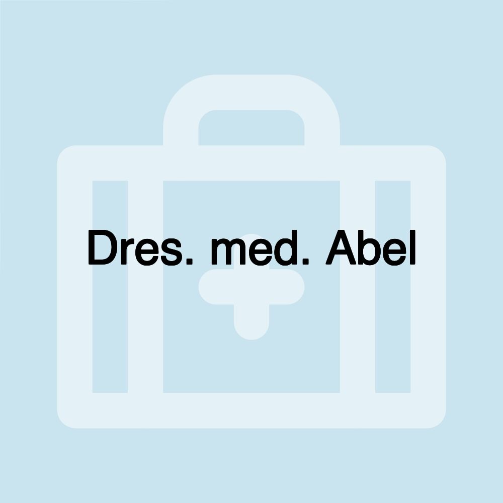 Dres. med. Abel