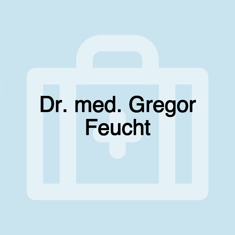 Dr. med. Gregor Feucht